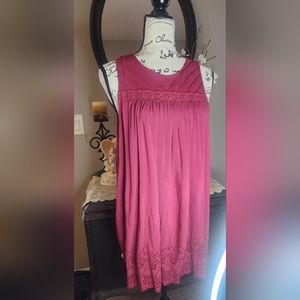 Sleeveless tunic top